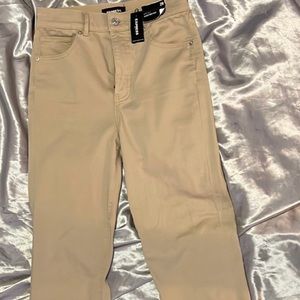 brand new womens khaki beige express pants size 2